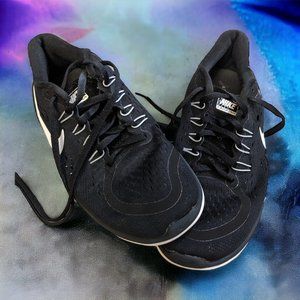 Nike Running Shoes Womens 8.5 Flex 2017 Run Black Sneakers Casual Athletic